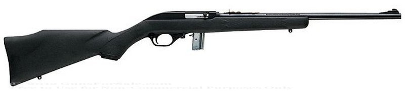 Marlin - 22 Long Rifle (LR) - Black Synthetic Stock - 10 Rd Magazine - Adjustable Sights
