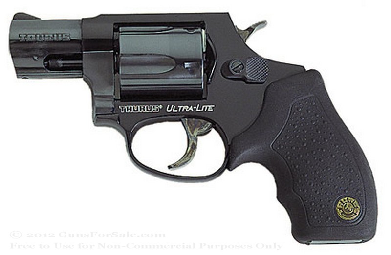 Taurus Ultra-Lite 85 Snubnose Revolver - 38 Spl +P - 2" Barrel - Rubber Grips- 5 Round Capacity - Fixed Sights