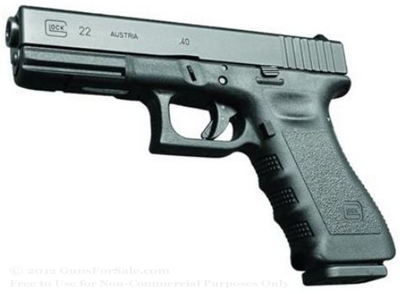 Glock 22 - Full-Size 40 S&W - Black - 15 Rd Magazine - Fixed Sights