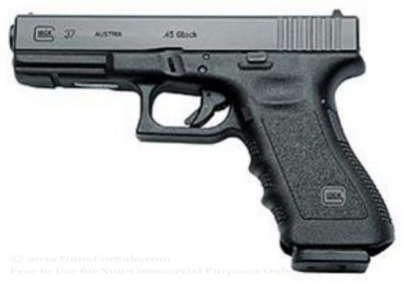 Glock 37 - Full-Size 45 GAP - Black - 10 Rd Magazine - Fixed Sights