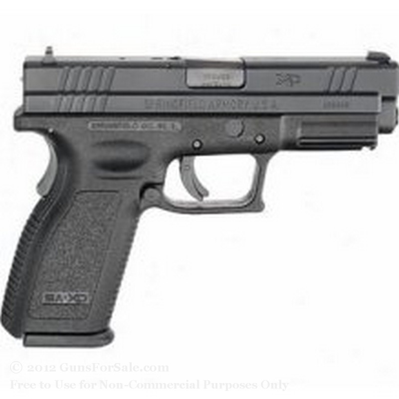 Springfield XD - 4" Service Model - 9mm - Black -16 Rd Magazines - Fixed Sights