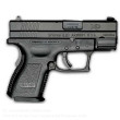 Springfield XD - Sub Compact 9mm - Black - 10 and 16 Rd Magazines - Fixed Sights